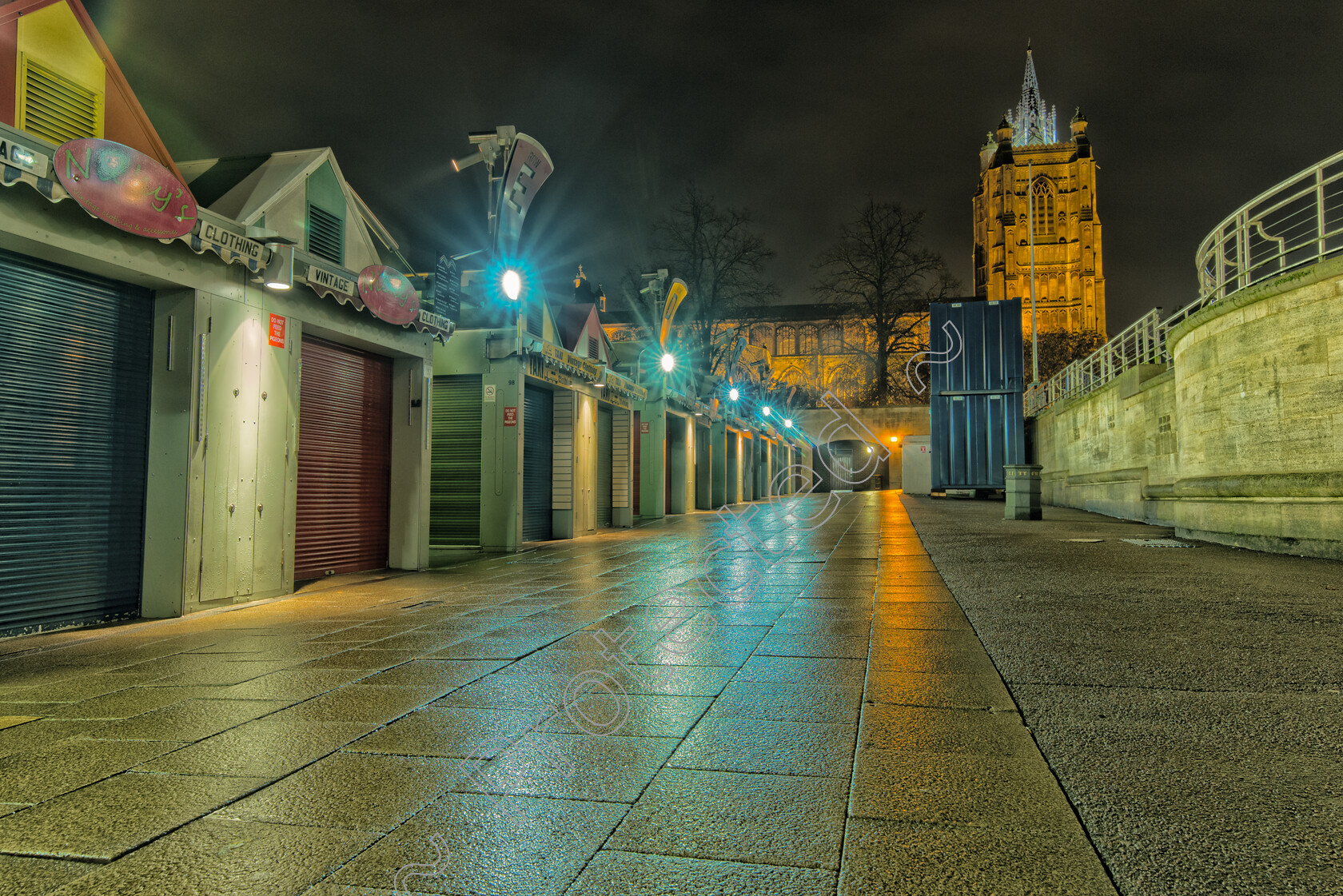 Norwich-Market-at-Night