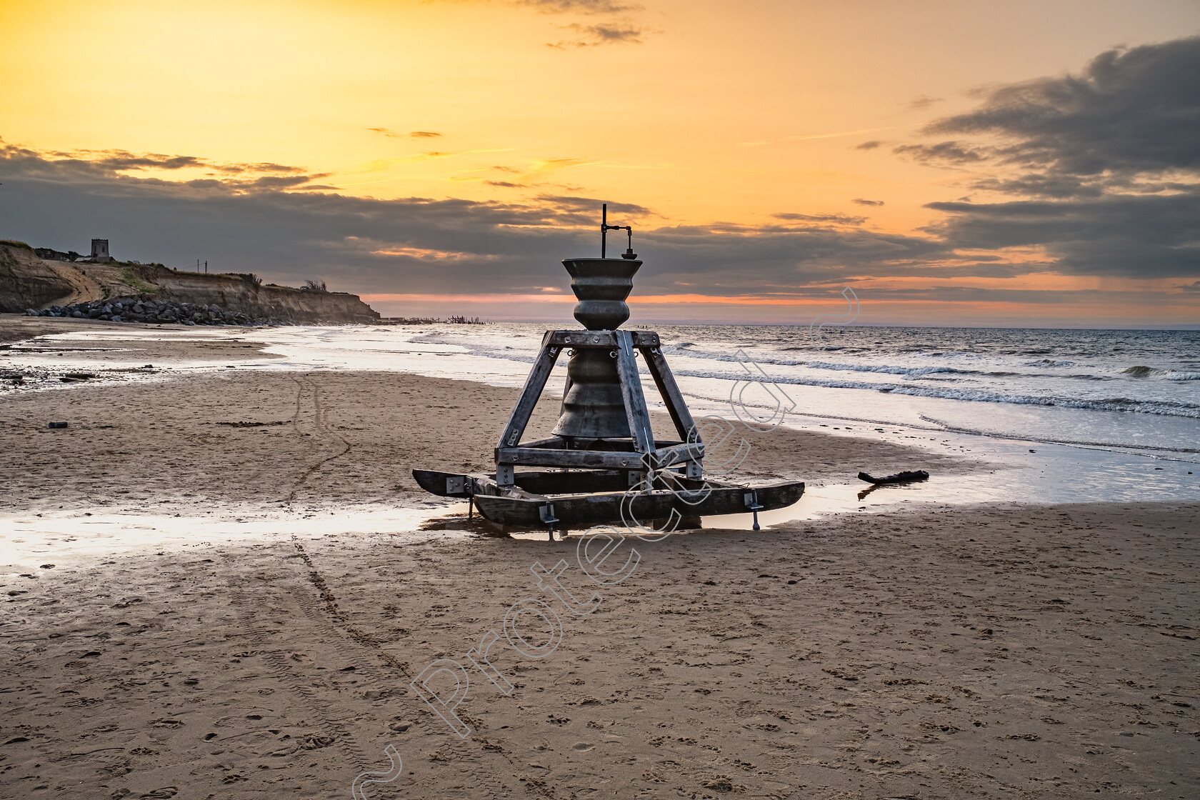 Time-and-Tide-Bell-Sunset-Low-Tide