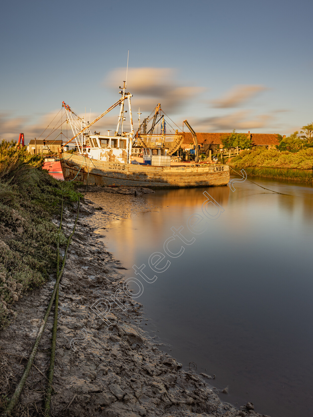 Brancaster-Harbour-Golden-Hour