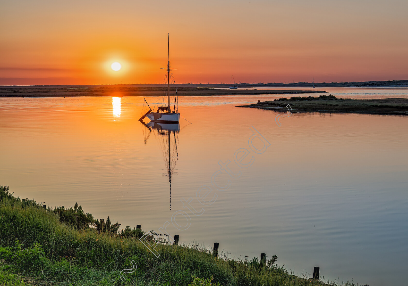 Burnham-Overy-Staithe-at-Sunset