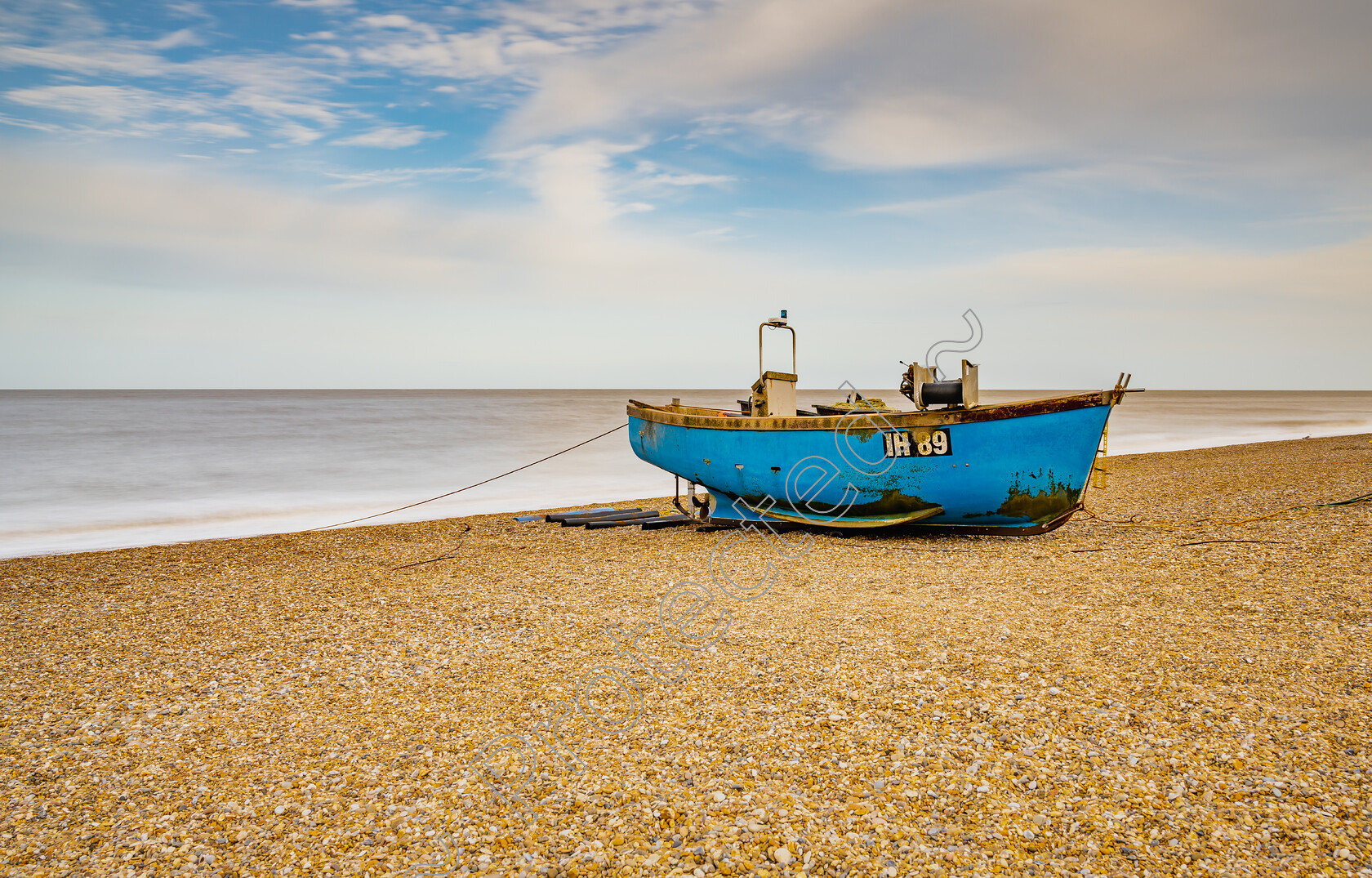 Suffolk-Beach-Boat-Blue