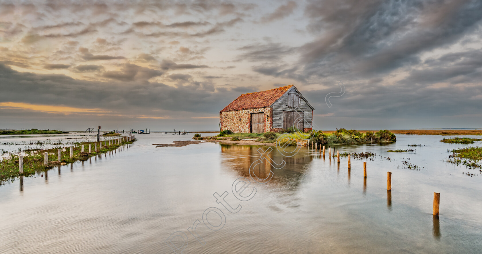 Thornham-at-High-Tide